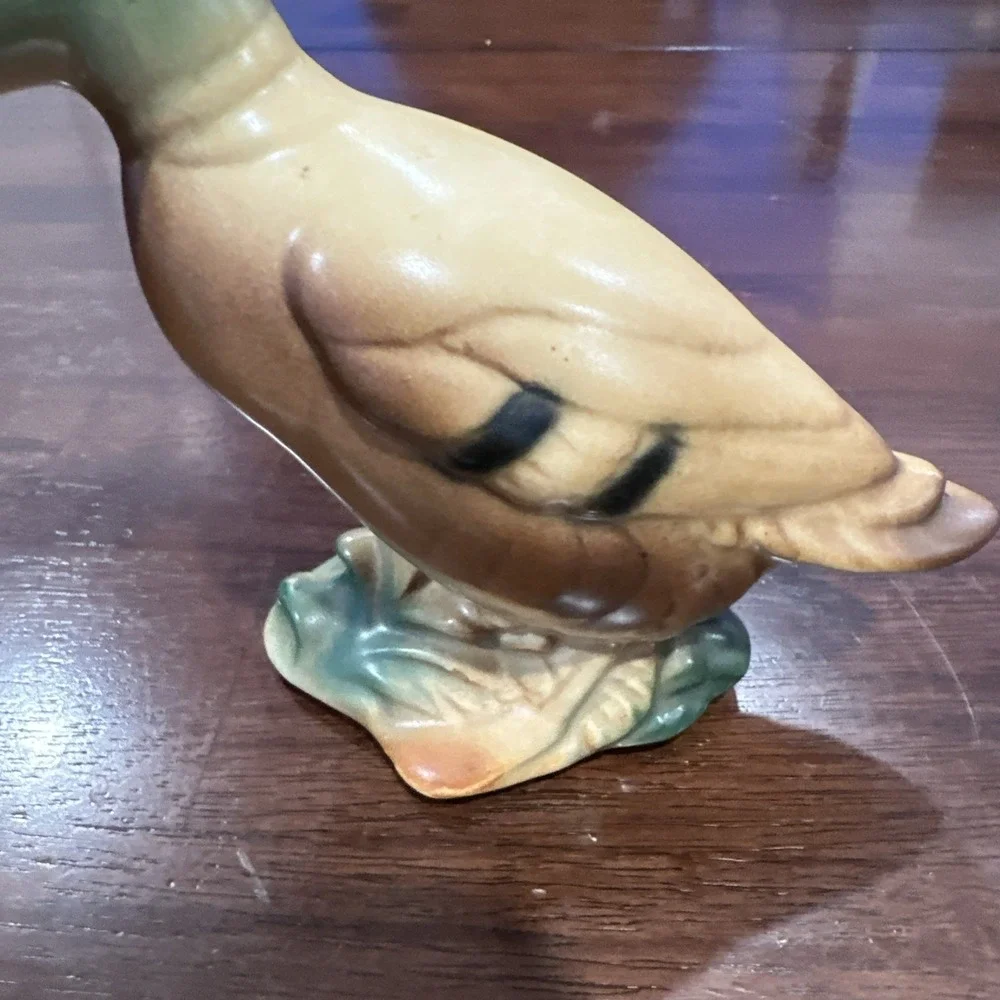 VINTAGE MALLARD DUCK‎ FIGURINE POSSIBLY ROYAL COPLEY? - 5